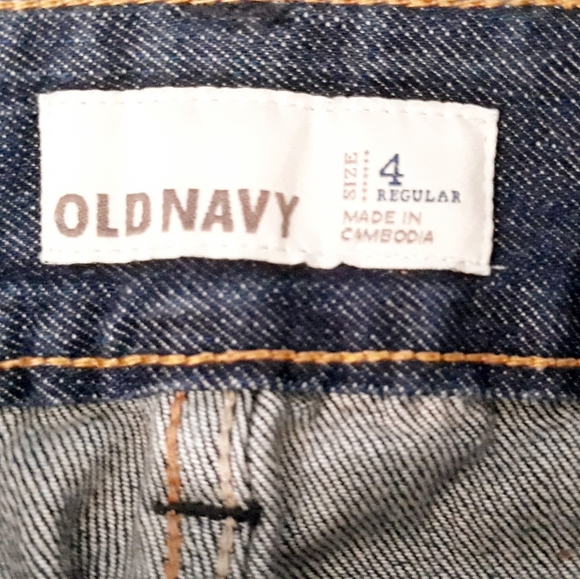 Y2K Old Navy Denim Utility Mini Skirt - Size 4 Regular - Picture 3 of 12